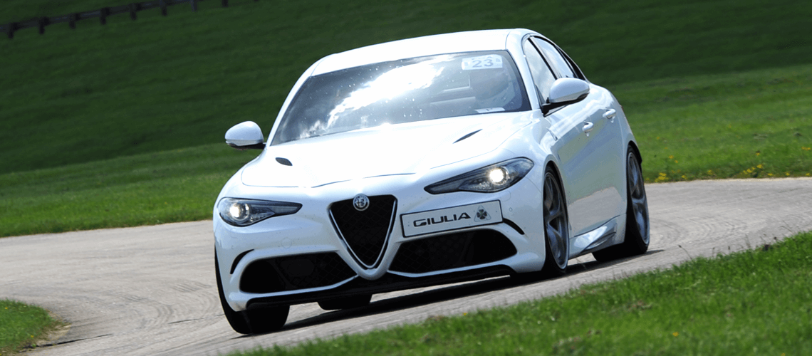 Alfa Romeo Giulia on The City Course